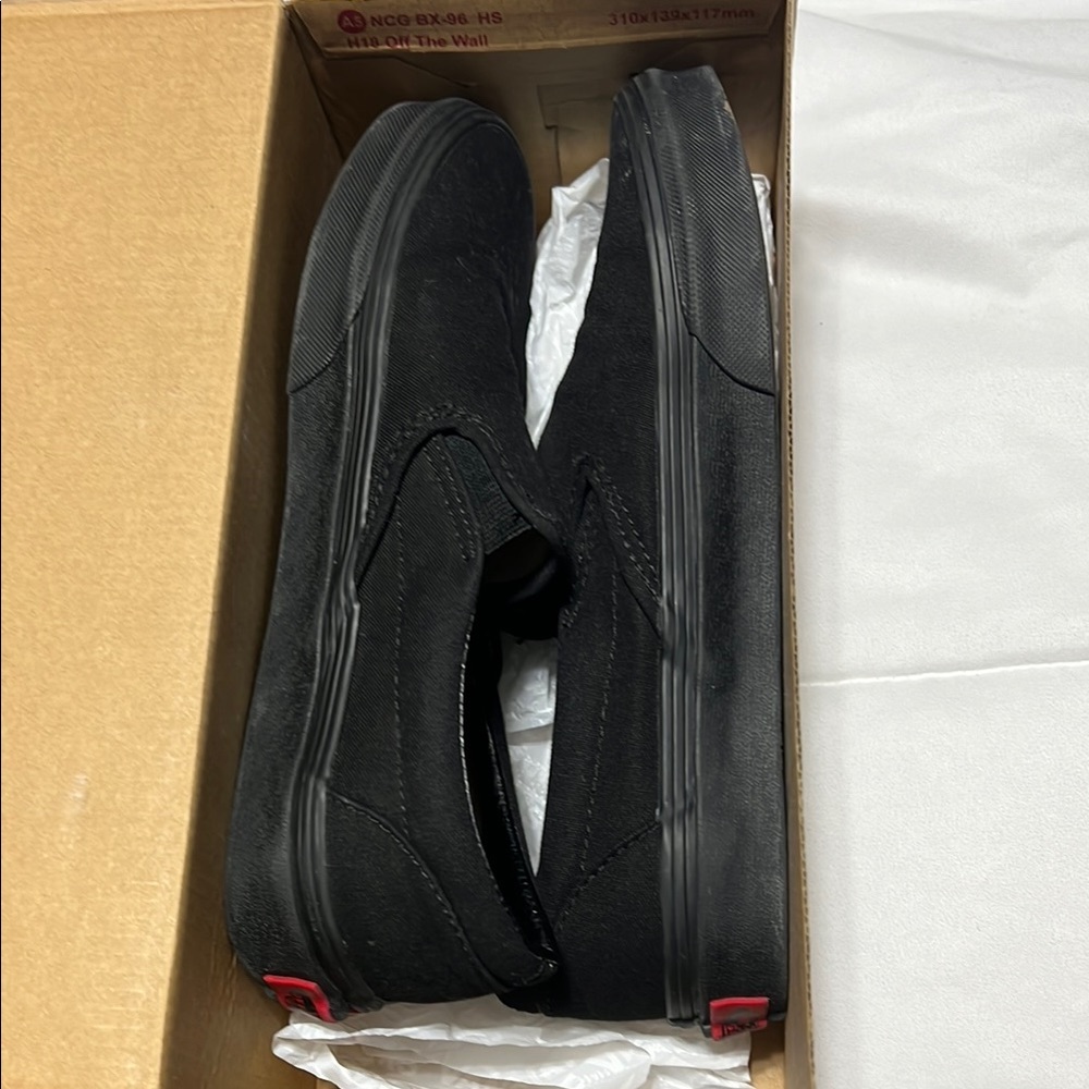Vans Black Sneakers Casual Slip-On